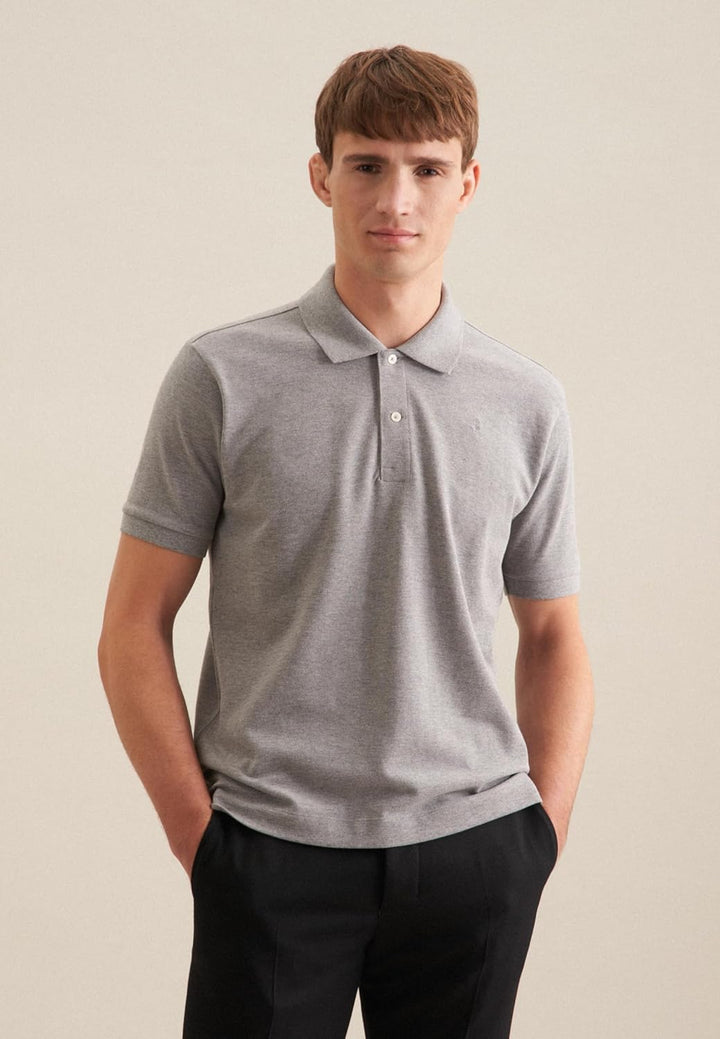 Seidensticker Herren Polo Pique - Regular Fit - Bügelleicht - Polo-Kragen - Kurzarm - 100% Baumwolle