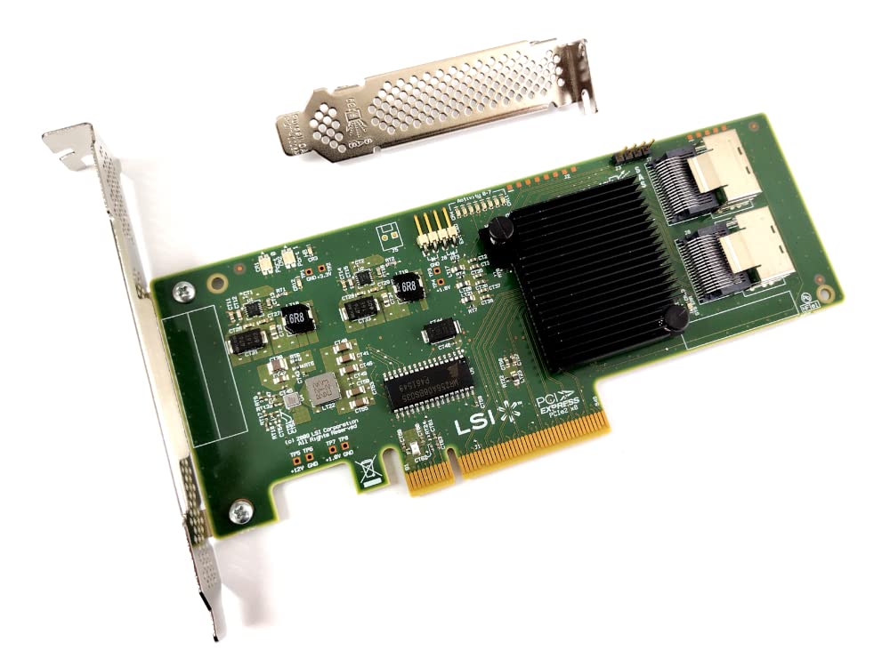 LSI LOGIC LSI00194 Host Bus Adapter (SGL 8-Port, 8X PCIe 2.0, 2X SAS, RAID 0/1/1E/10/JBOD)