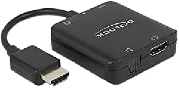 Delock Adapterkabel HDMI-A Stecker > HDMI + Audio Extractor 4K