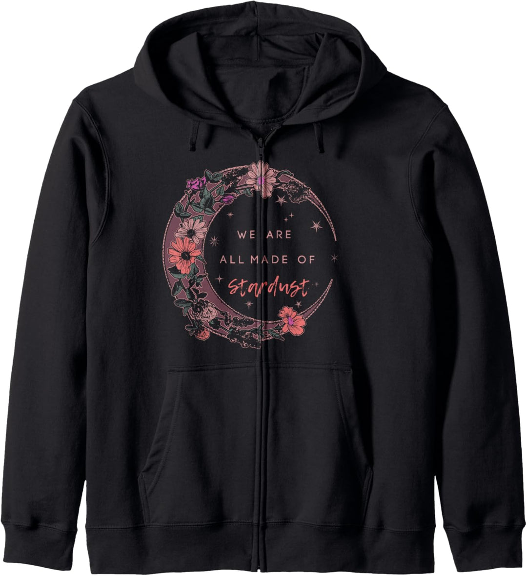 Trendy Made Of Stardust Moon Kapuzenjacke
