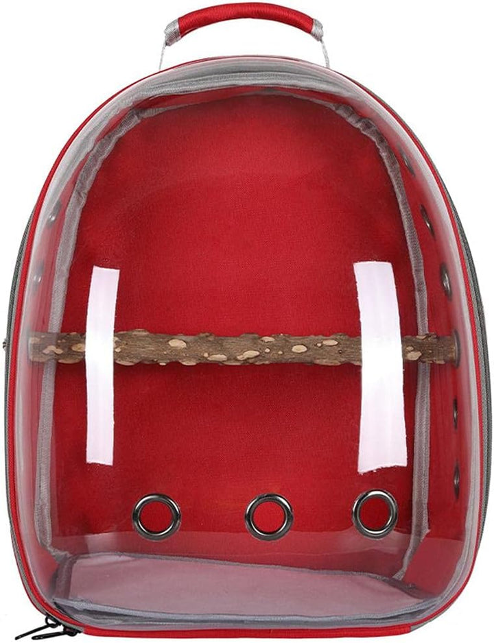 Zerodis Pet Parrot Carrier Bird Travel Bag Rucksack Space Capsule Transparenter Rucksack Atmungsakti