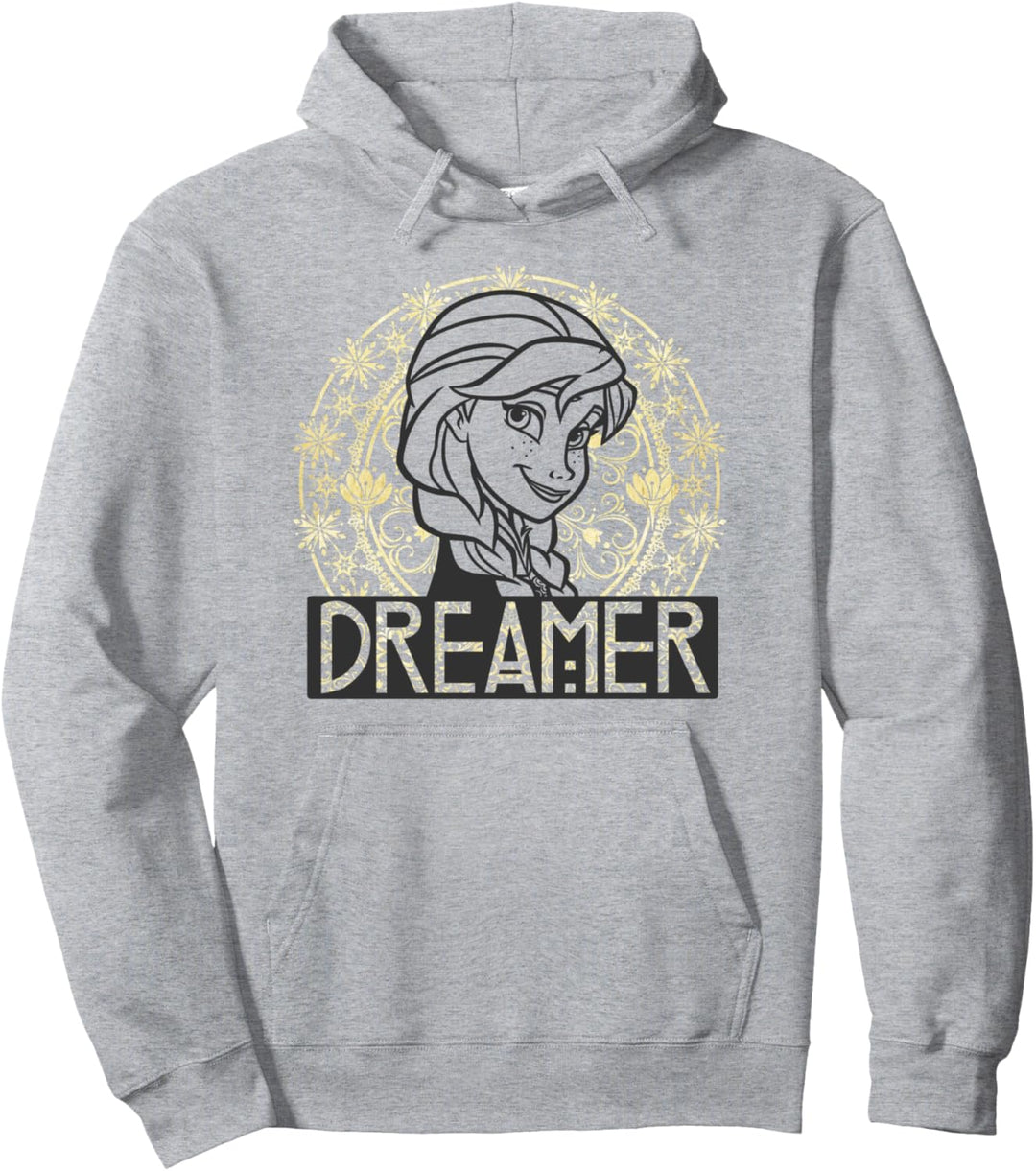 Disney Frozen Elsa Gold Arched Dreamer Pullover Hoodie