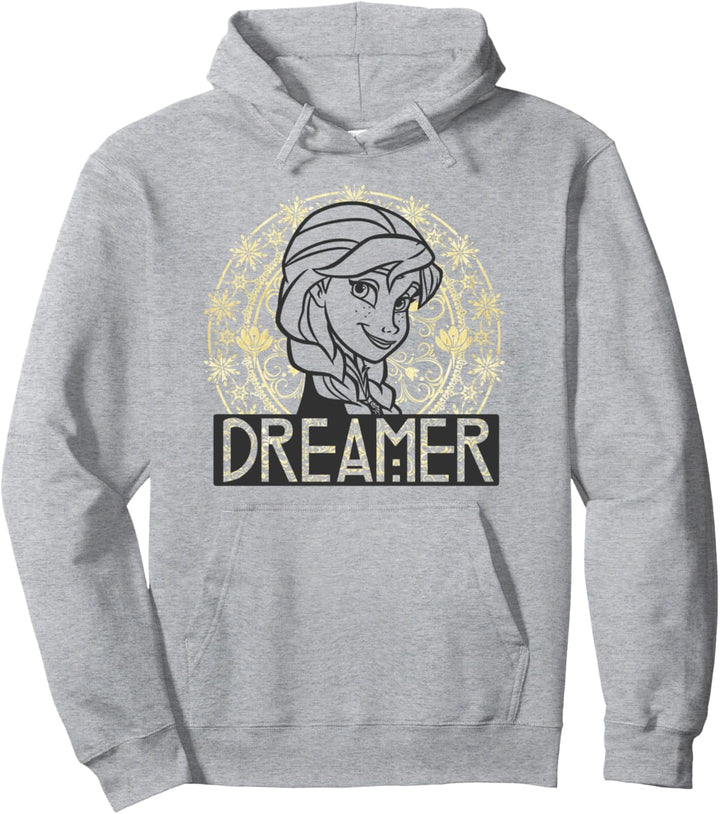 Disney Frozen Elsa Gold Arched Dreamer Pullover Hoodie