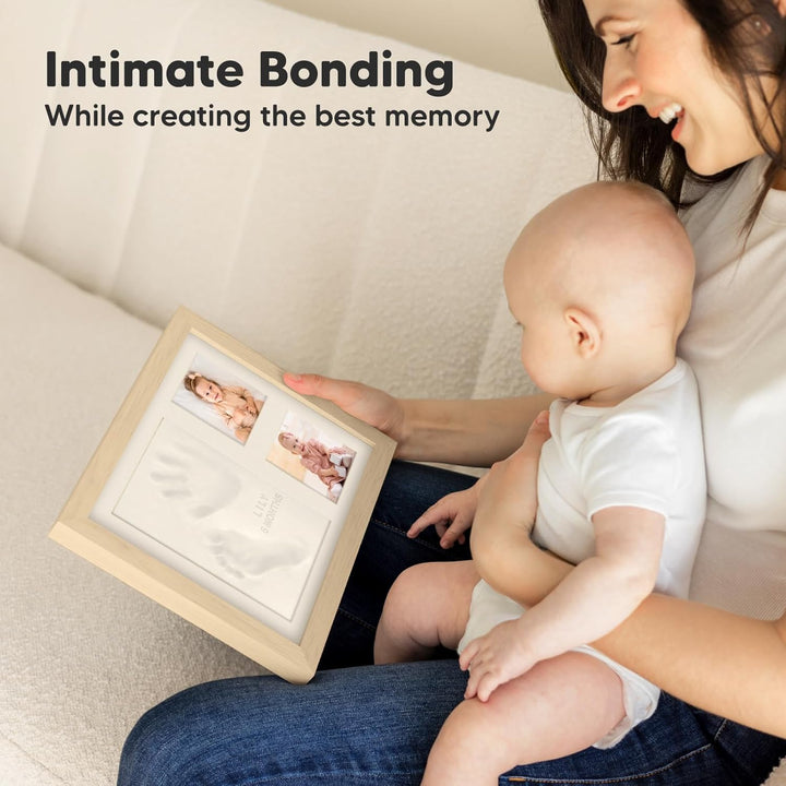 Baby Handabdruck und Fussabdruck Set - Gipsabdruck Baby Hand und Fuss für Neugeborene - Handabdruck