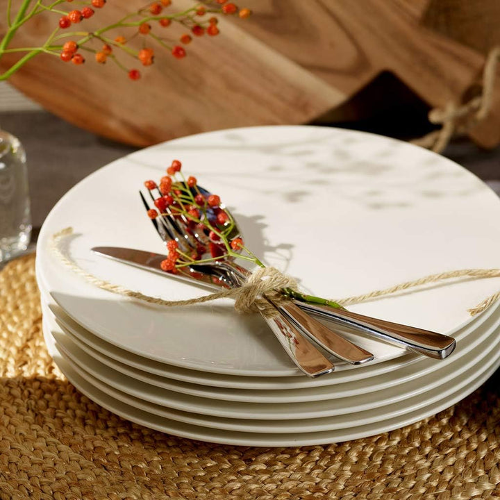 vivo by Villeroy &amp; Boch – Voice Basic Tafelbesteck 30 teilig, 6 Personen, spülmaschinenfest, rostfre