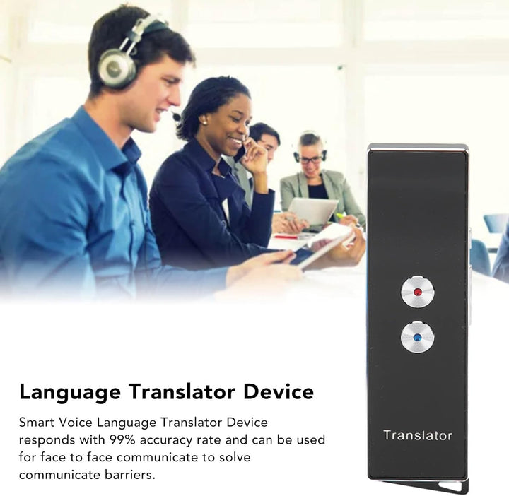 Sprachübersetzer Gerät, Bluetooth Sofortübersetzer mit Sprachausgabe Tragbarer Übersetzungsgerät, fü
