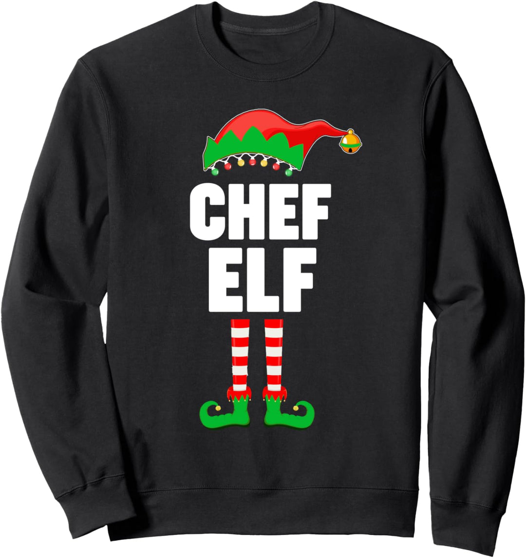 Weinachten Weihnachtself Chef Elf Elfen Sweatshirt