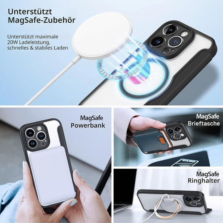 DUX DUCIS Hülle für iPhone 14 Pro 6,1" Handyhülle Kompatibel mit MagSafe, Transparente Anti-Kratzer