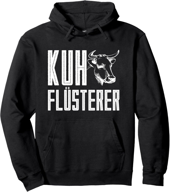 Kuh Flüsterer Kuh Pullover Hoodie
