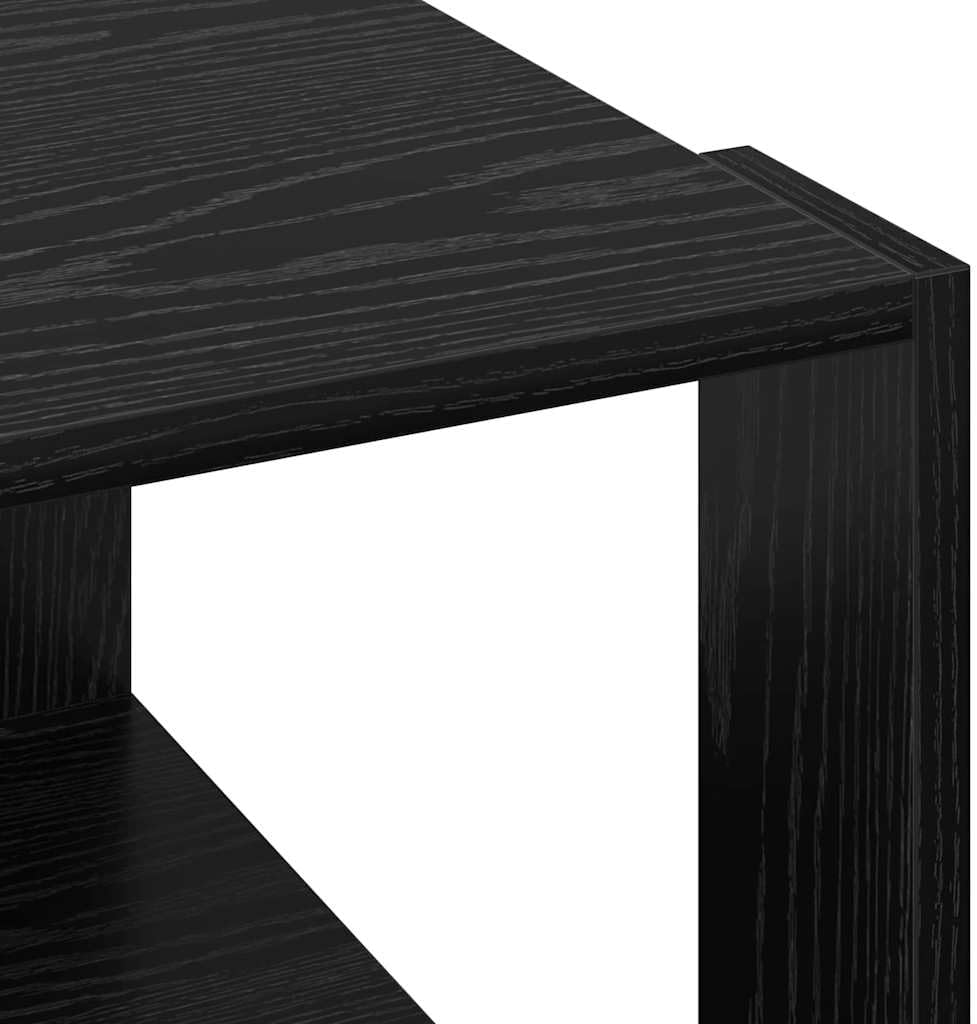vidaXL Couchtisch Schwarz Eiche 51,5x51,5 x 30cm Holzwerkstoff Zeitgenössisch quadratisch für den Wo