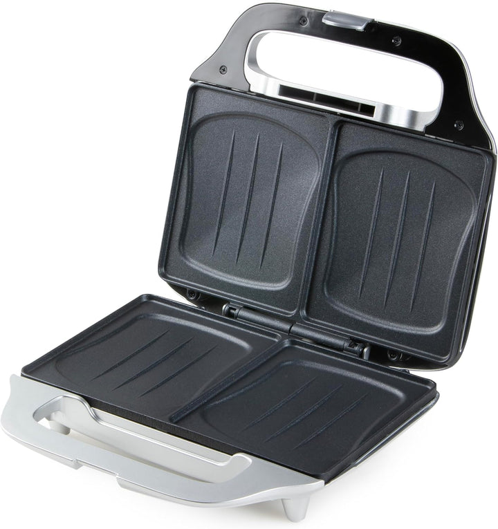 DOMO DO9267C XL Croque - Backfläche 50% grösser - Silber, Silber