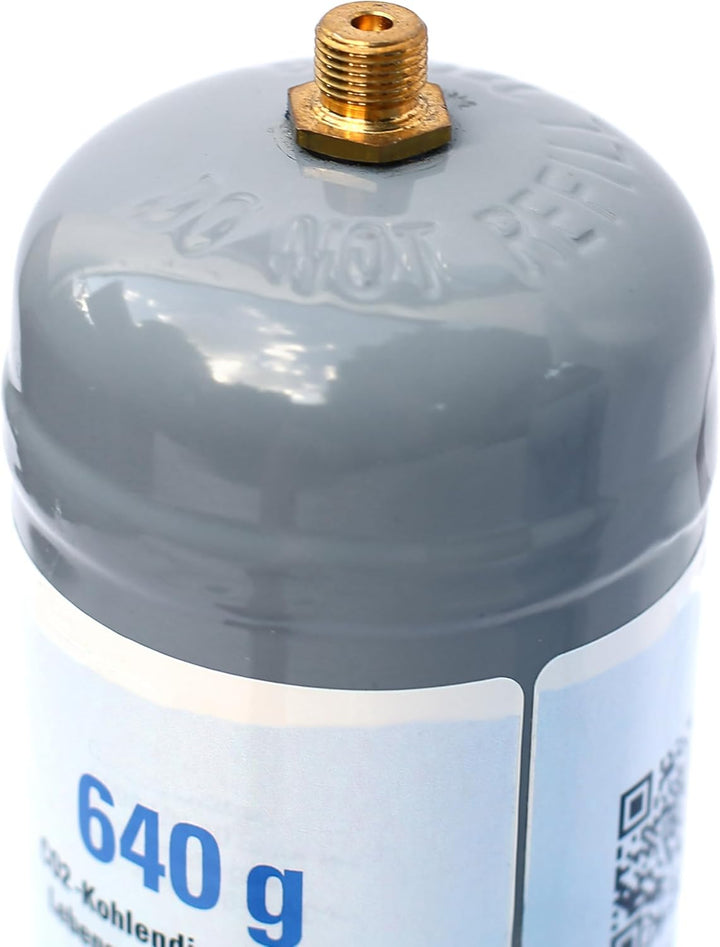 Kohlensäure 2X 640g Einwegflaschen mit Anschluss M11x1 für CO2 Wassersprudler