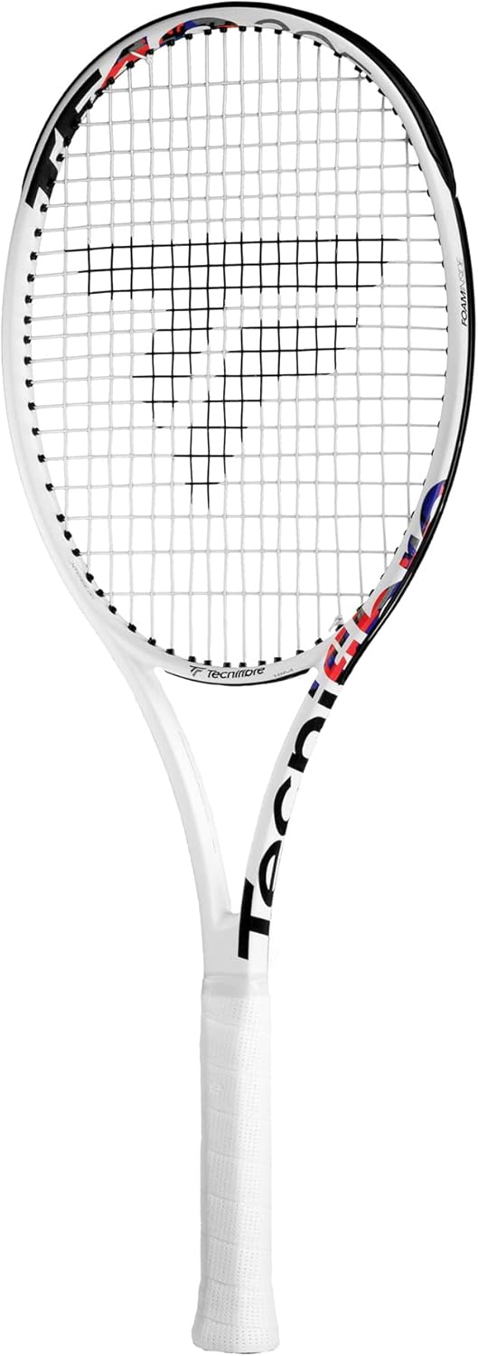 Tecnifibre Tf-40 305 G (16X19) unbesaitet 305g Tennisschläger Turnierschläger Weiss - Schwarz 4_1/4,