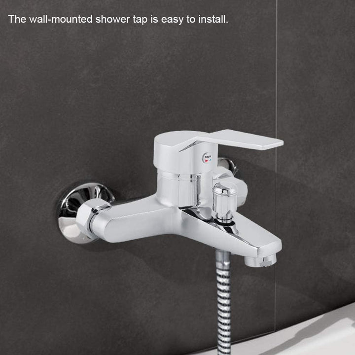 Oumefar Safe Shower Faucet Mixer Einfach zu installierende Wand-Duschmischung Wasserhahn Badewanne W