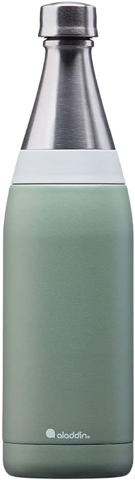 Aladdin Fresco Thermavac Trinkflasche Edelstahl 0.6L Sage Green – Thermosflasche Auslaufsicher - Häl