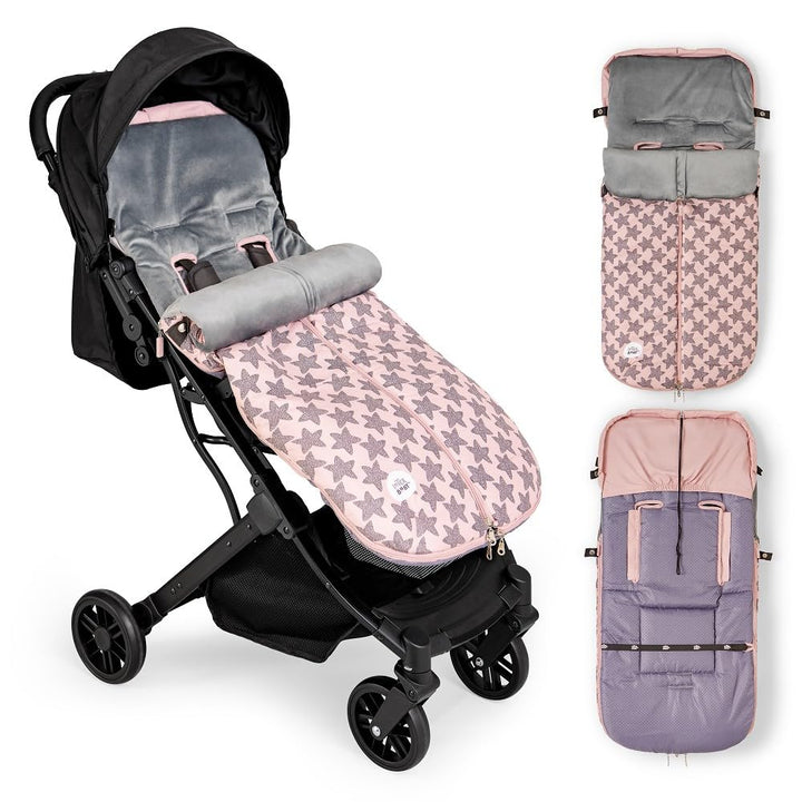 INTERBABY Universal Fusssack Kinderwagen Winter | Weiche, Warme, Wintersack Kinderwagen | Abnehmbare