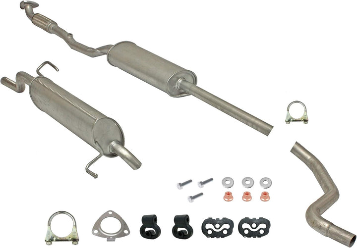 Ferroz Export Ersatz für Auspuff Opel Corsa D 1.0 2006-2010 Schalldämpfer Komplette Auspuffanlage