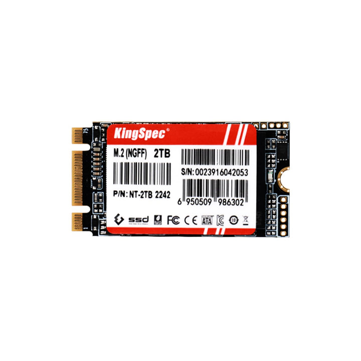 KingSpec NT-2242 SSD 2TB M.2 SATA III Bis zu 520 MB/s, 2242 Grösse SATA-Protokol, für Mini-PCs/Ultra
