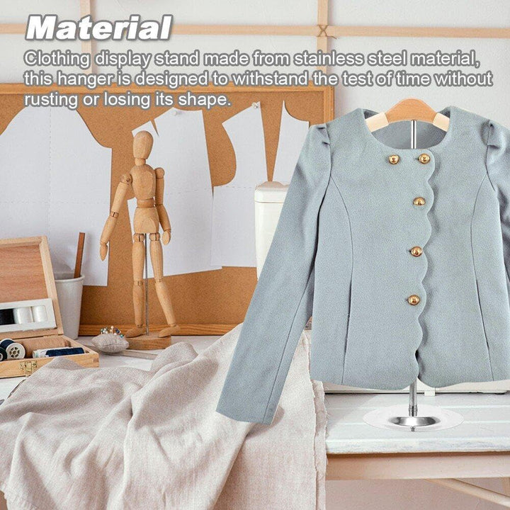 Dianzan Verstellbare T-Shirt-Display-Kleidung, T-bar-Display-Rack, Flexible Hemdständer, Edelstahl-k
