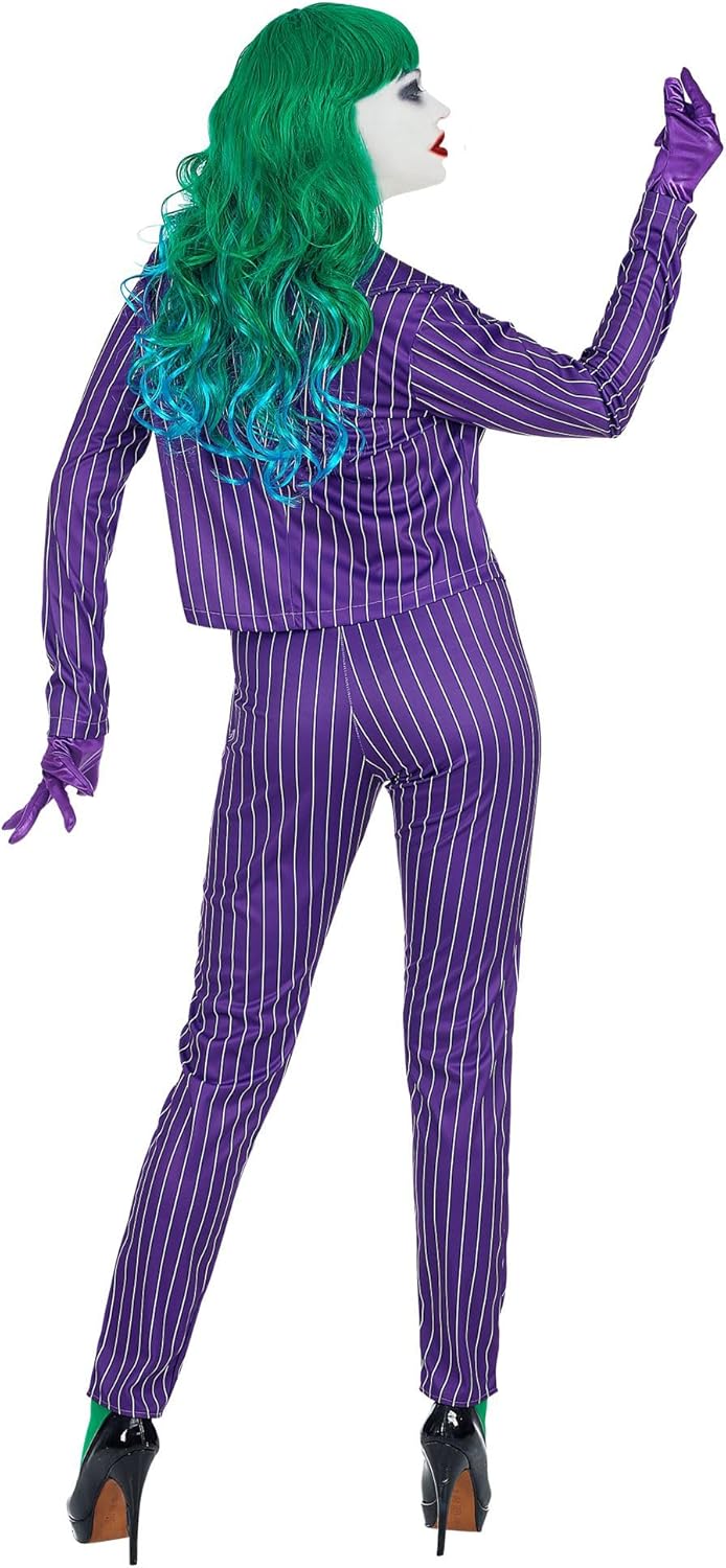 "EVIL CLOWN" (jacket with shirt and vest, pants, gloves) - (XS), XS