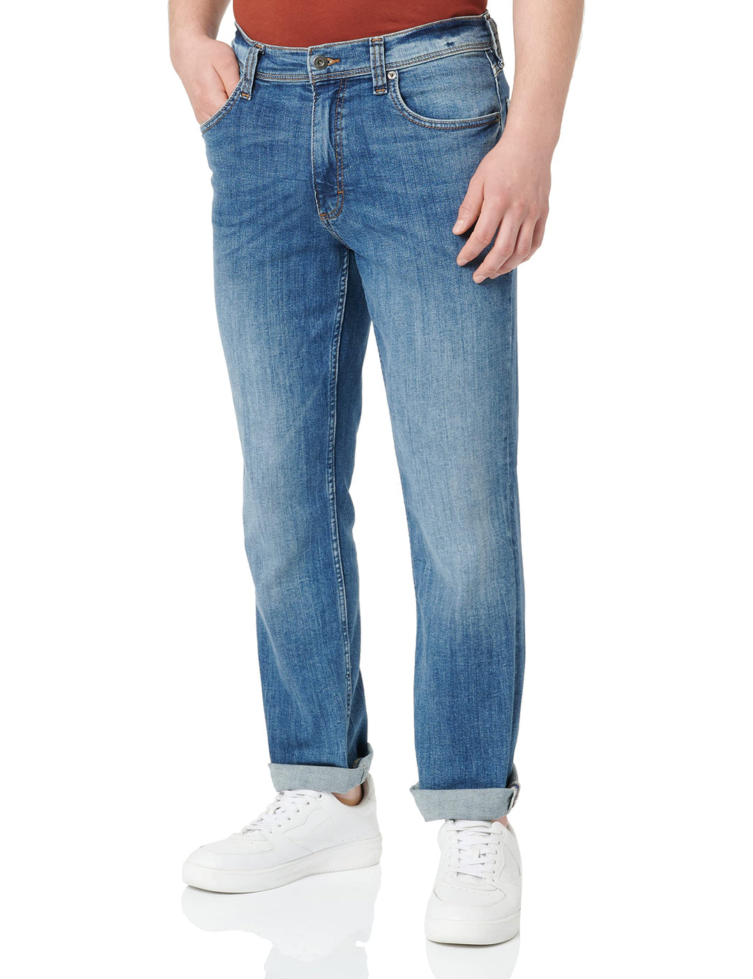 MUSTANG Herren Washington Jeans 31W / 34L Mittelblau 583, 31W / 34L Mittelblau 583