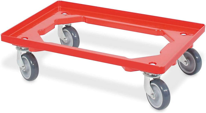 10er SPAR-Set Euro-Behälter PLUS GRATIS Transportroller, 600x400x220 mm Industriequalität lebensmitt