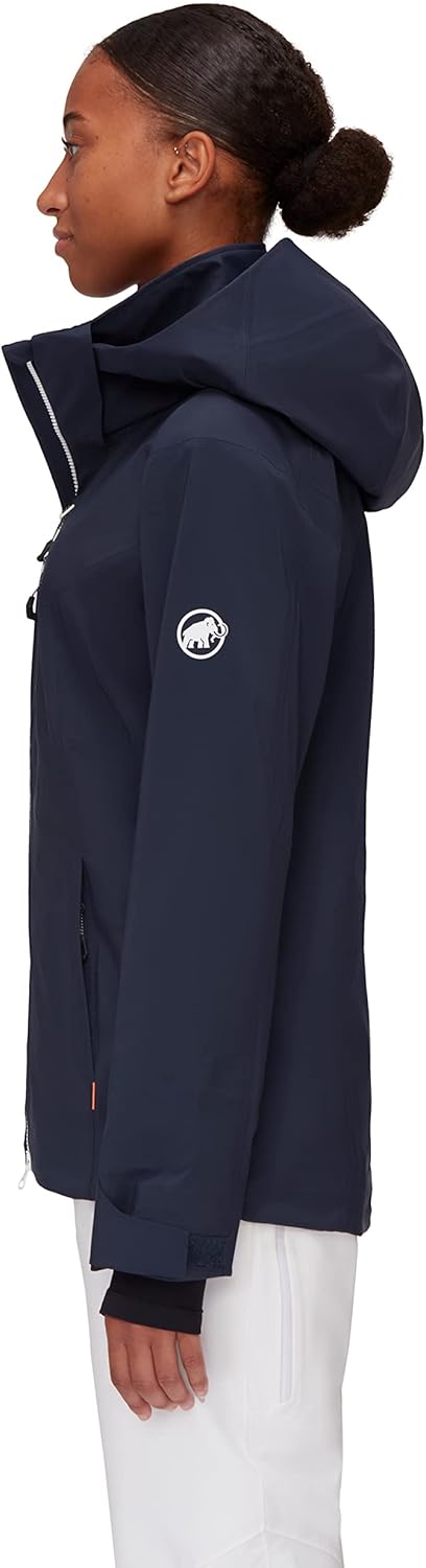 Mammut Damen Stoney Hardshelljacke mit Kapuze, marine/white