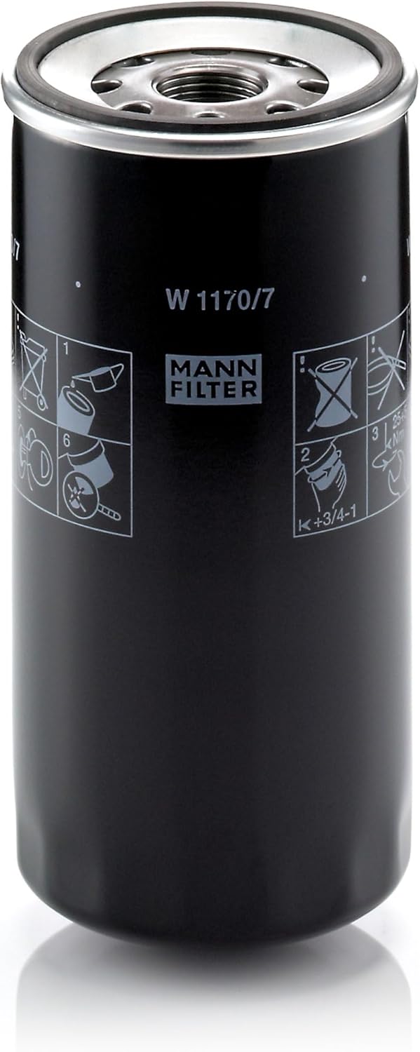 MANN-FILTER W 1170/7 - Schmierölwechselfilter Ölfilter – Für LKW