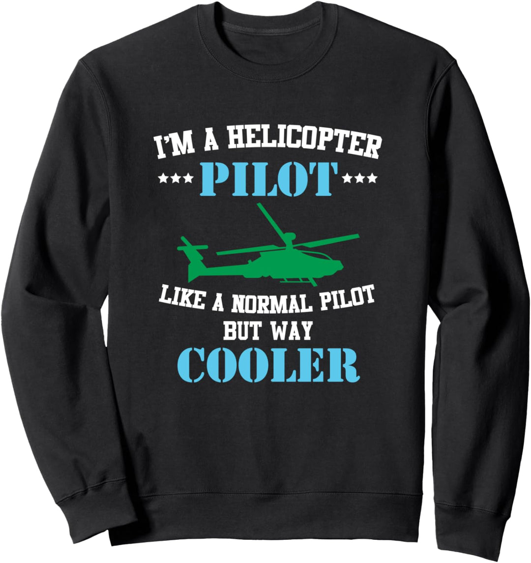 Lustiger Hubschrauberpilzknebel Sweatshirt