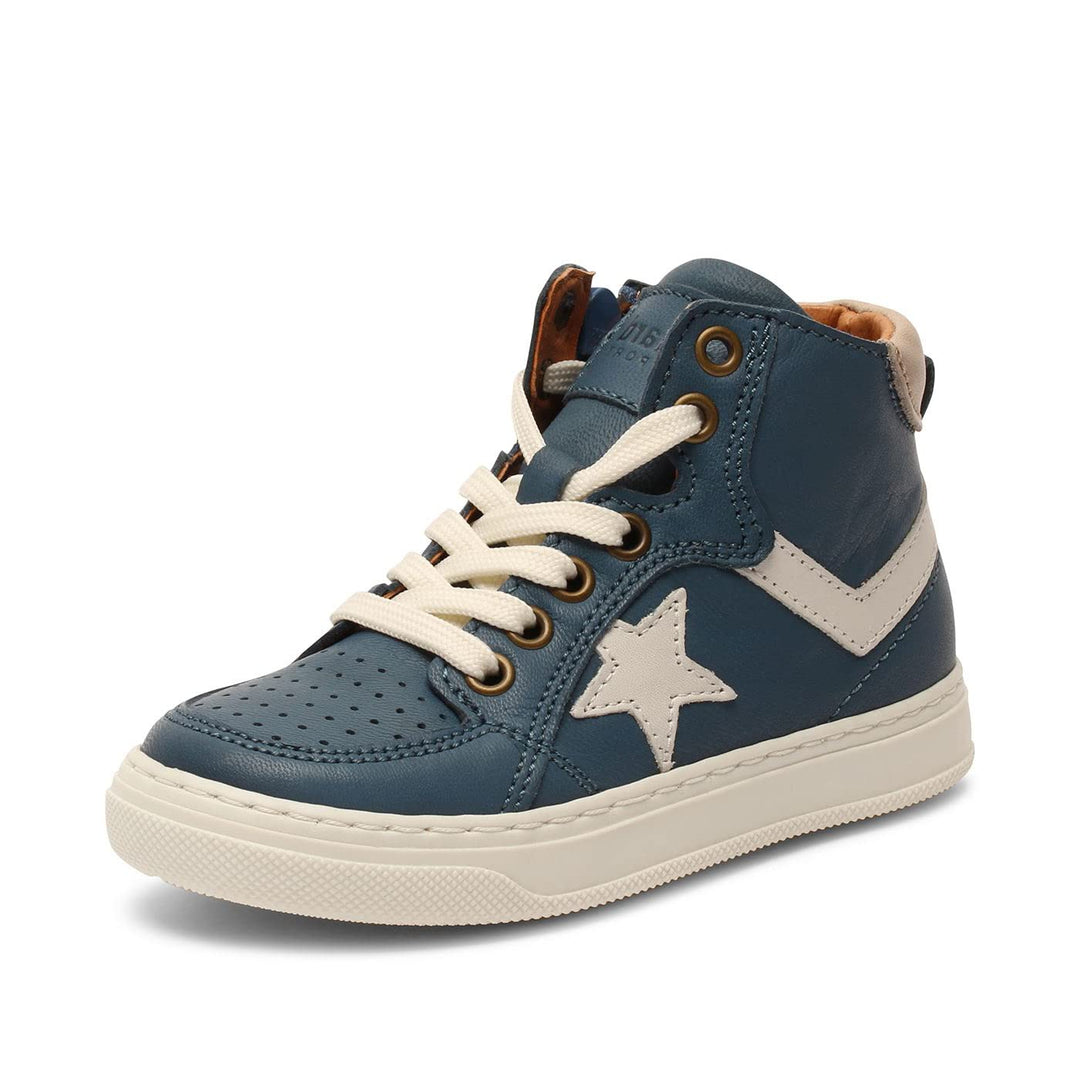 Bisgaard Unisex Kinder Isak Sneaker 28 EU Petrolio, 28 EU Petrolio