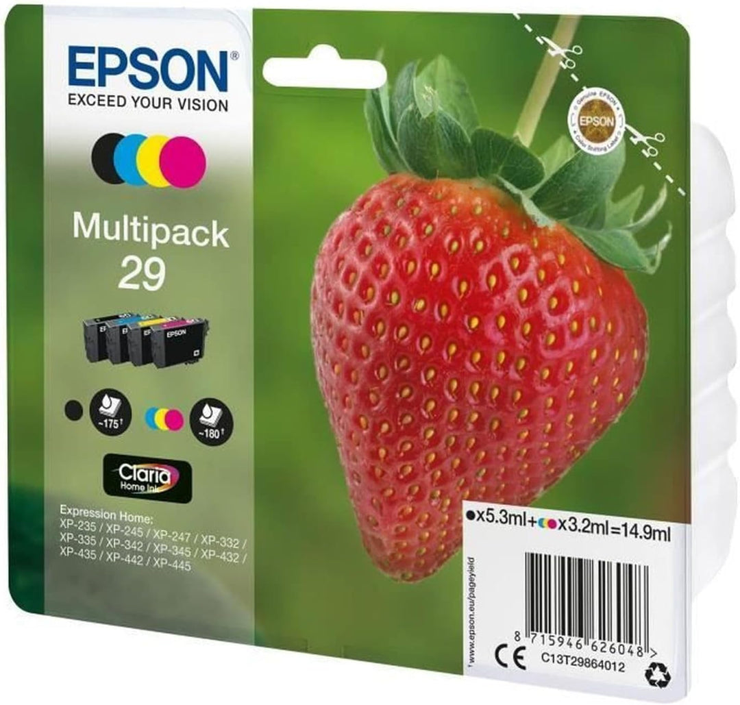 Epson C13T29864022 - Multipack 4-COL.29 Home Ink - Blck/Y/CY/MG Standard RF+AM