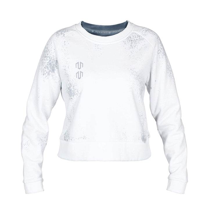 MOROTAI Damen NAKA Batech Sweatshirt Cremeweiss XL