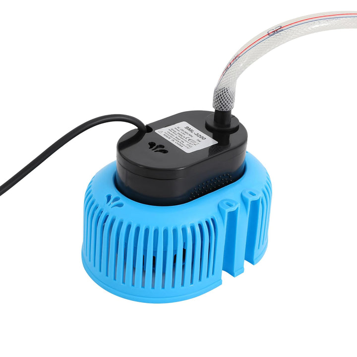 Poolabdeckungspumpe 75W, 3000L/h Förderleistung, IPX8 Wasserdicht, 7,5m Kabel & 5m Schlauch, für Poo