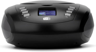 ByronStatics Portable Boombox CD Player with Bluetooth, DAB/CD/FM Boombox, Color Display, 1W RMS x 2