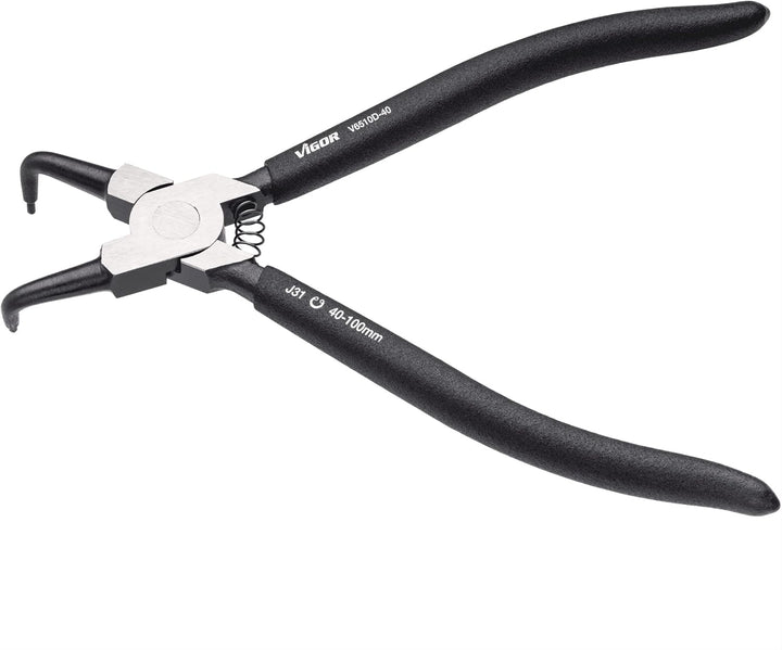 VIGOR Sicherungsring-Zange ∙ V6510D-40 Innensicherung Abgewinkelt 40-100 mm, Innensicherung Abgewink