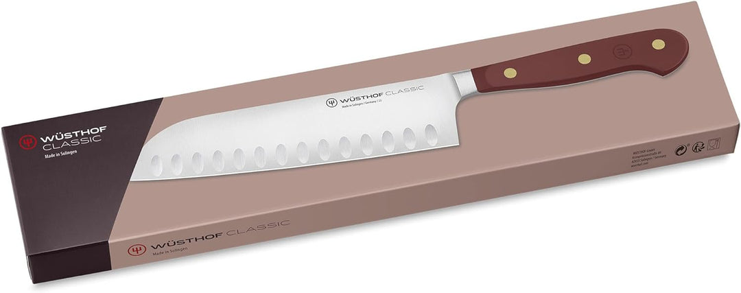 WÜSTHOF Classic Santoku 17 cm, Tasty Sumac (Dunkel-Rot) Tasty Sumac 17 cm, Tasty Sumac 17 cm