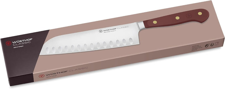 WÜSTHOF Classic Santoku 17 cm, Tasty Sumac (Dunkel-Rot) Tasty Sumac 17 cm, Tasty Sumac 17 cm