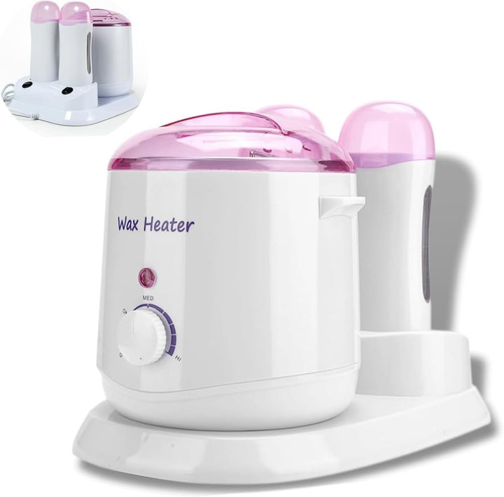 Wachswärmer 3-in-1 800ml, Temperature Control Verstellbar Wachsschmelzmaschine, Professioneller Wach