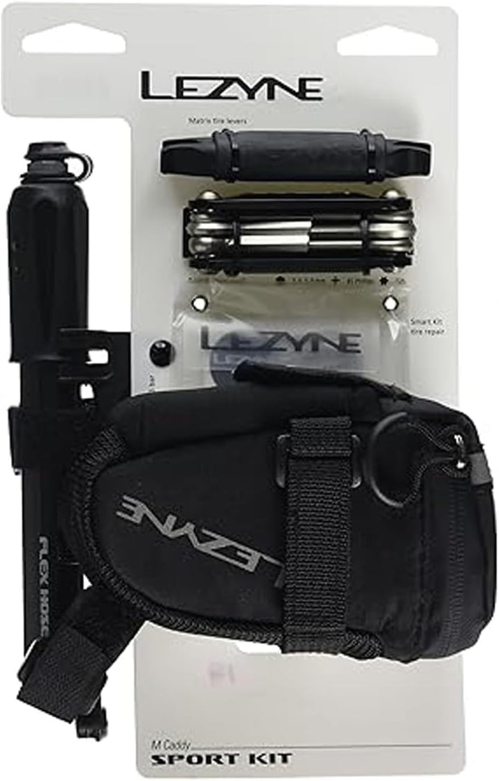 Lezyne Sattel Trainer Laufradtasche Satteltasche Caddy, Schwarz, 45.5 x 34.0 x 26.5 cm, 0.5 Liter, 1