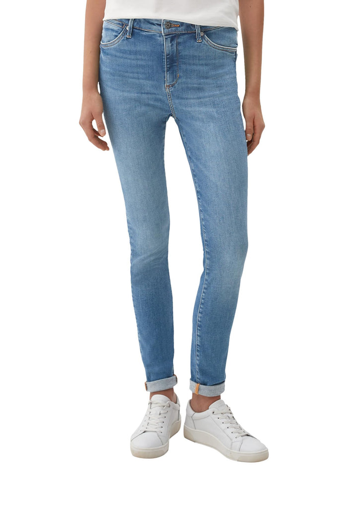 s.Oliver Damen Jeans, Anny Super Skinny 34W / 34L Blau 54z4, 34W / 34L Blau 54z4