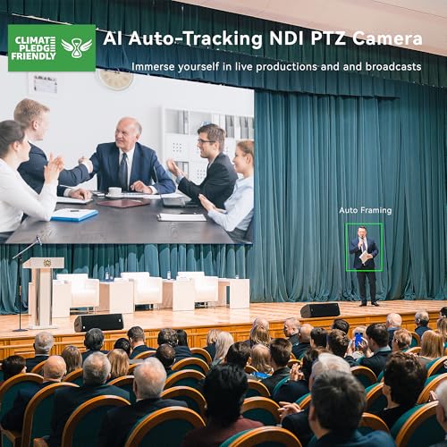 Tenveo Full HD NDI PTZ-Kamera-Set (2x Kameras + K200Pro Controller) | 1080P Dual-Kamera-System mit 3