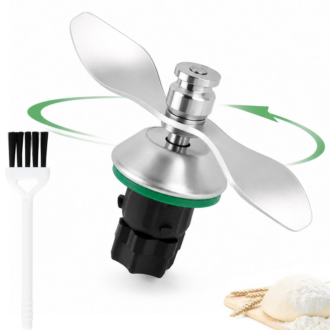 Teigmesser für Thermomix TM7 TM6 TM5 Edelstahl Knetmesser Mixmesser Ersatz für Thermomix TM7 Teigmes