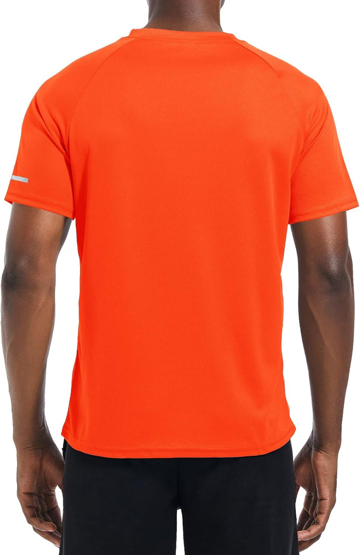 Holure 3 or 5er Pack Herren Sports Tshirts Atmungsaktiv Schnelltrocknend Kurzarm T-Shirts Funktionss
