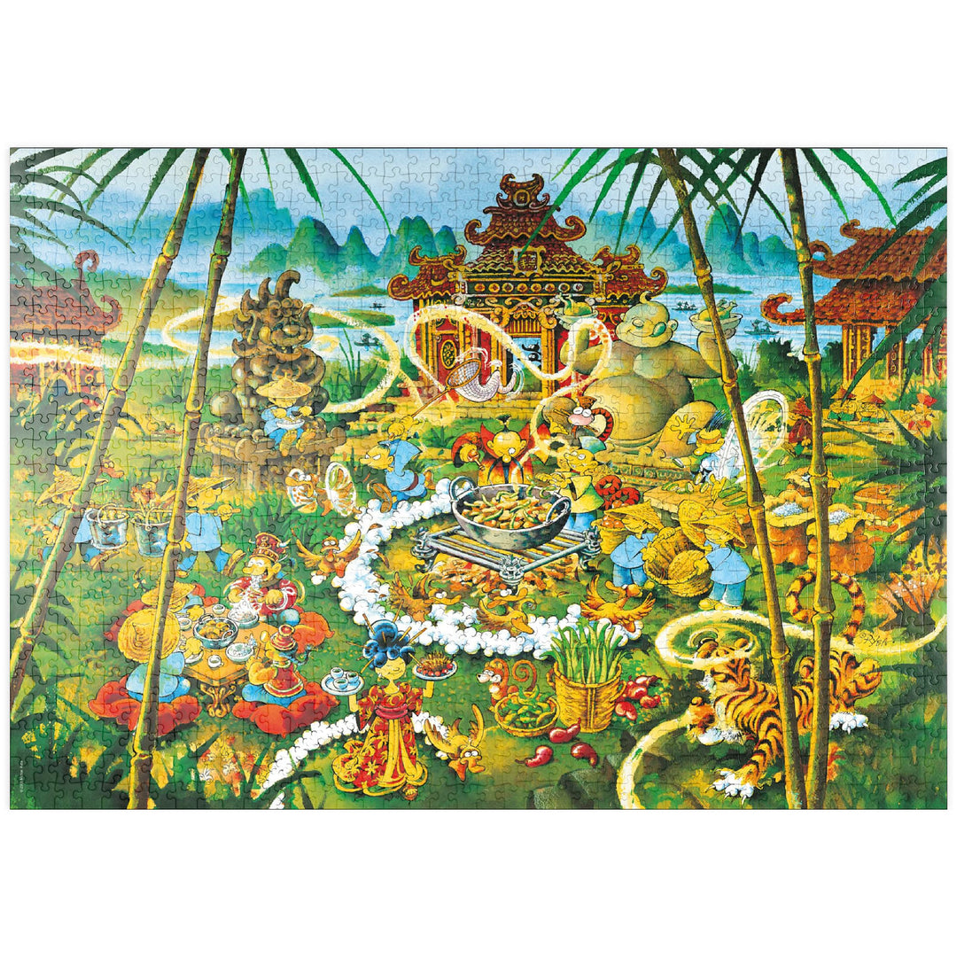 Peking Duck - Michael Ryba - Cartoon Classics - Premium 1000 Teile Puzzle - MyPuzzle Sonderkollektio