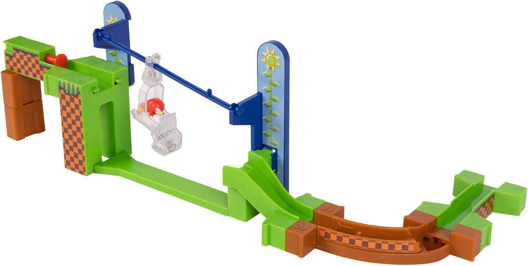 Sonic The Hedgehog Go Go Racers Spielset Knuckles Adventure Fun Track und High Speed Launcher