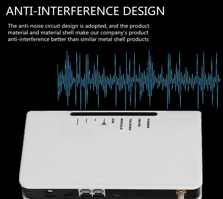 Tangxi GSM-Wireless-Access-Feststation, 24-Stunden-Wireless-to-Wired-Telefon-Alarmbox, GSM-Telefonbo