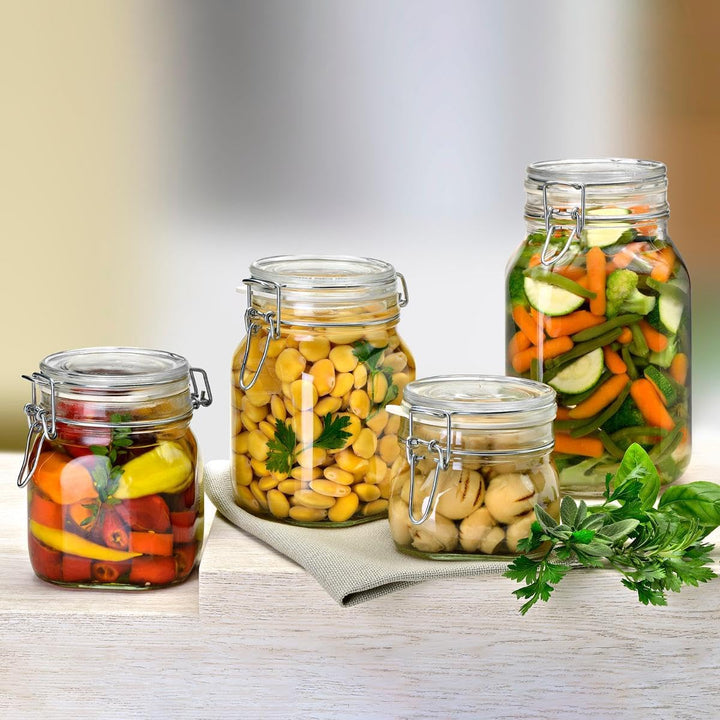 Bormioli Rocco Fido EINKOCHGLAS 3 LT. MIT BUEGELVERSCHLUSS, Glas, Durchsichtig, 1-Pack 3L US, 3L US