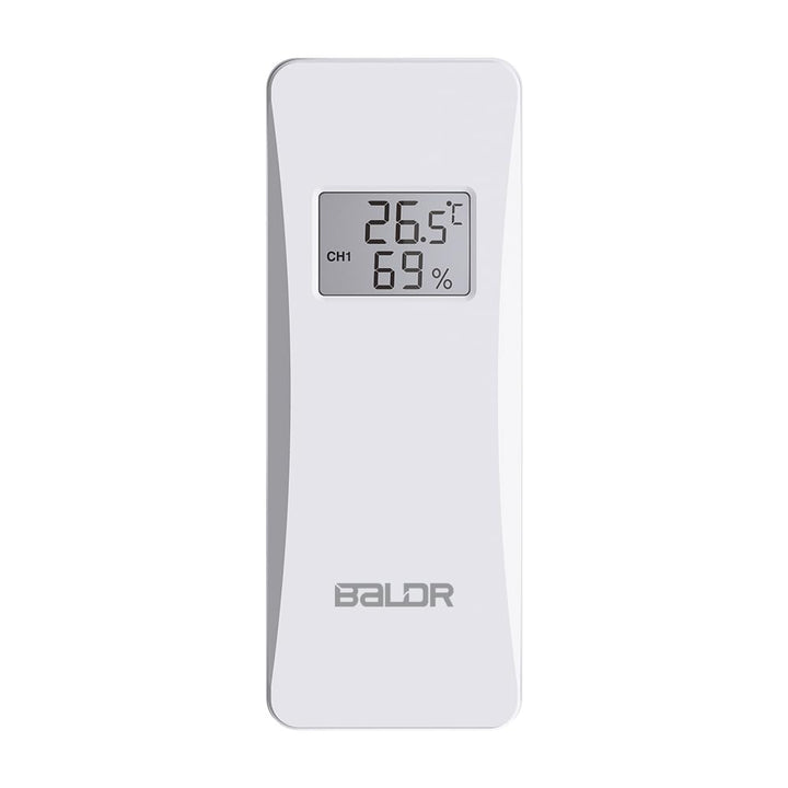 [NUR für BALDR] Wetterstation Aussensensor, Thermo-Hygro-Sender mit Display - [Offizielles Zubehör]