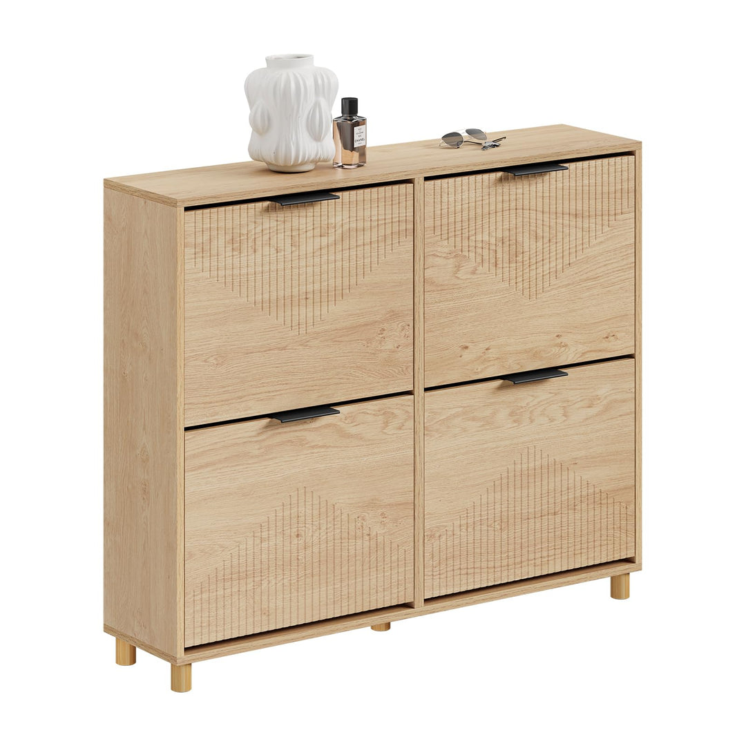 SoBuy schuhschrank schmal - schuhschrank Holz 24cm breit, grosse Kapazität für Schuhe bis Grösse 47,