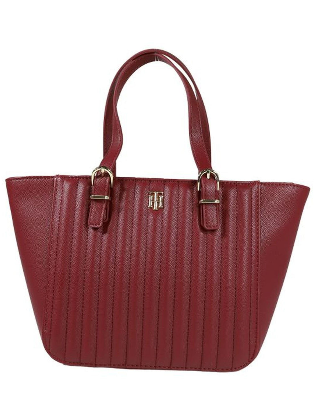 Tommy Hilfiger Handtasche TH Timeless Small Tote Quilted FA22 Rouge, Rouge